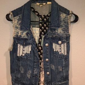 “Miss Me” Jean vest